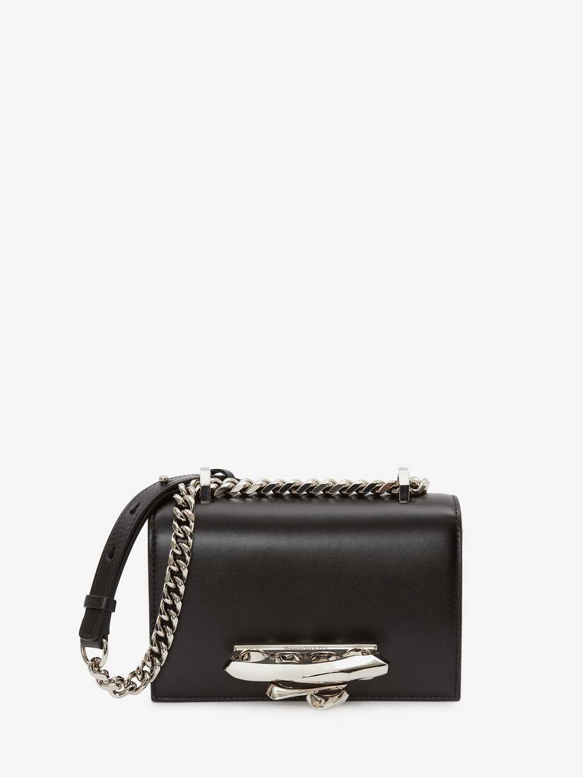 Bolsos Mini Alexander McQueen Sculptural Mini Jewelled Satchel Mujer - Negros - Mexico 564-FVGOAE